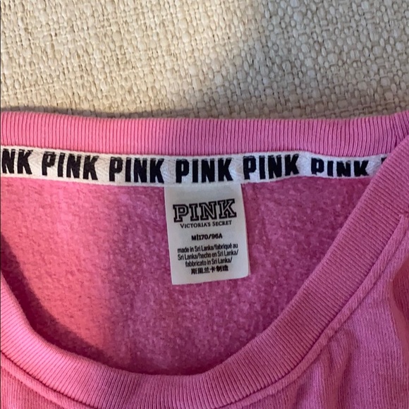 VS Pink Crop Hoodie - Picture 3 of 3